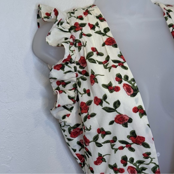 Showpo. | Lover's Day Floral Flutter Sleeveless Ruffled Skirt V-Neck Sundress - Picture 7 of 16